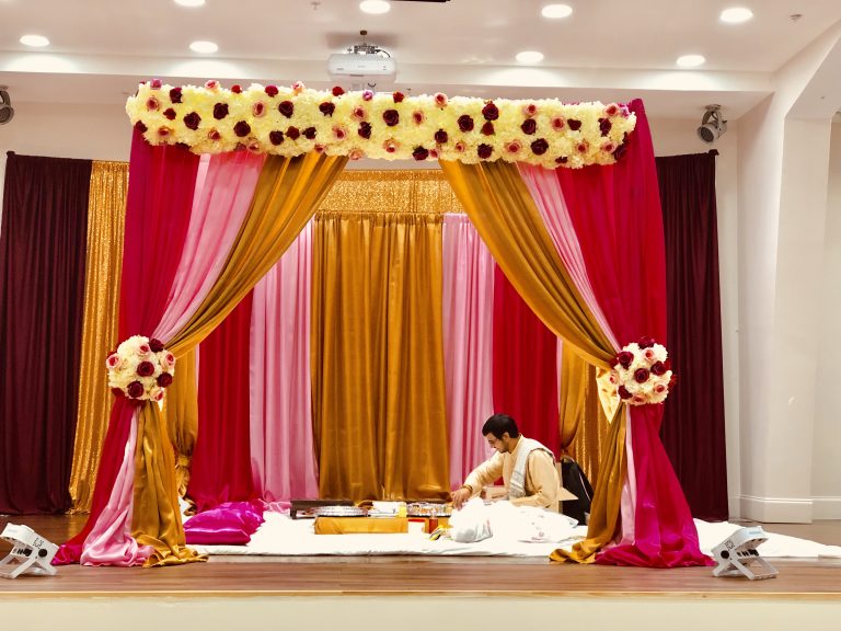 Mandap Decorations, Wedding Hall Decorations @ Gokul Dham Duluth