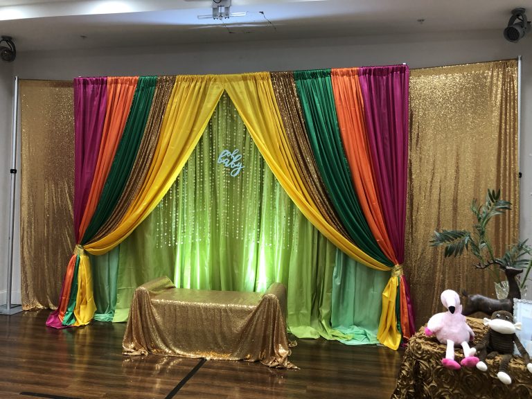 Baby shower  decorations in Gokul Dham Duluth GA – Jungle theme.