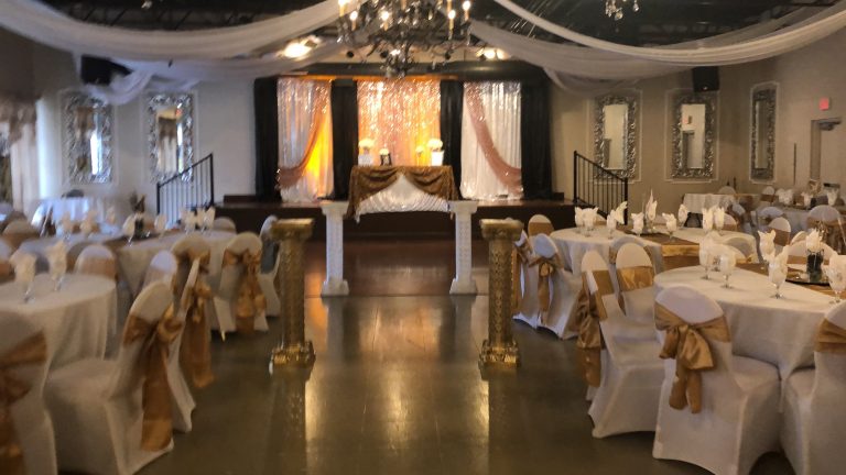 50th Birthday Decorations in 5th Avenue Event Hall in Atlanta, Buford GA