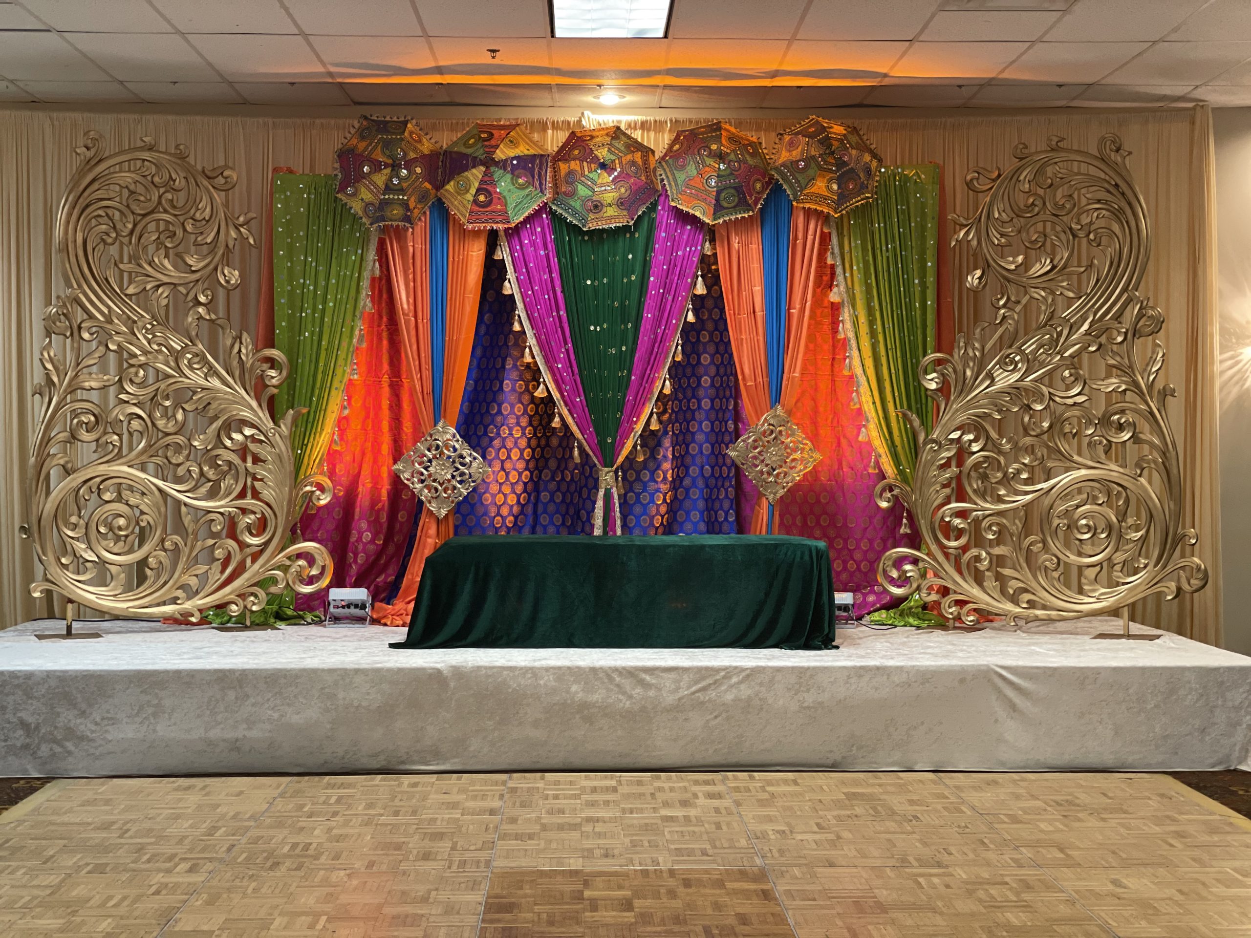 Mehendi Sangeet Decorations in Ashiana , Global Mall , Atlanta GA