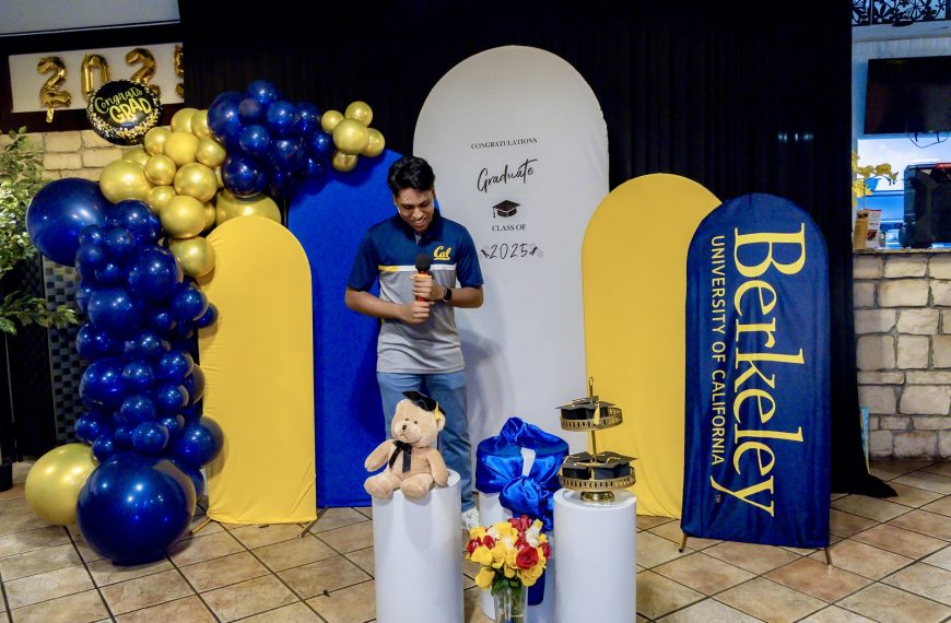 Berkeley College Theme Graduation Party Decor in Roswell , Atlanta GA