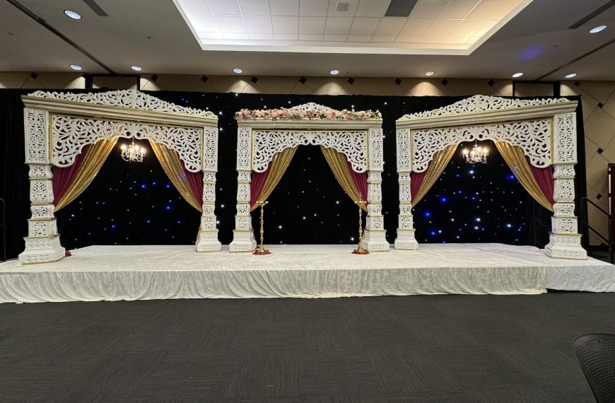 Open Mandap Diwali Decor